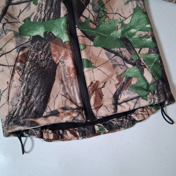 Oaki Oakiwear Tree Camo Jacket Youth 3T Camouflage Hunt Hunting Outdoors Hooded - Picture 10 of 12